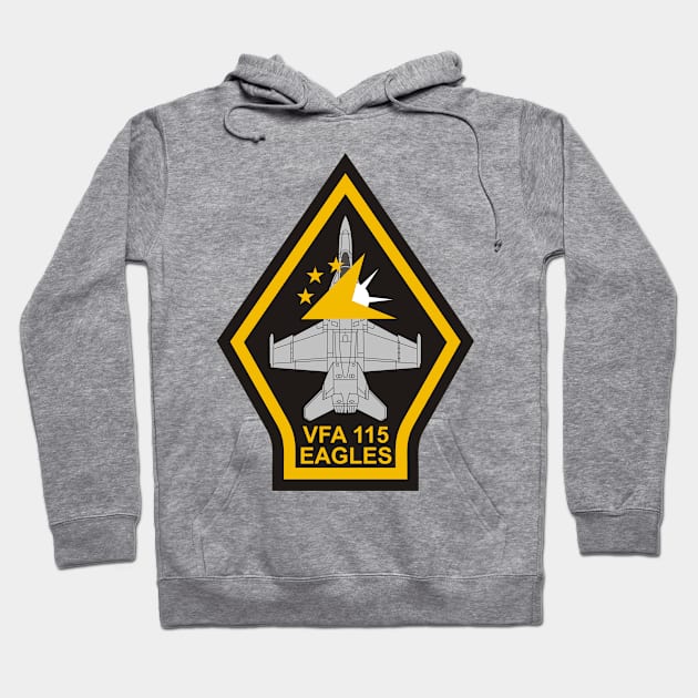 VFA-115 Eagles - F/A-18 Hoodie by MBK